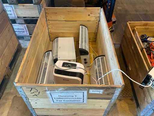 Heating and dehumidifiers