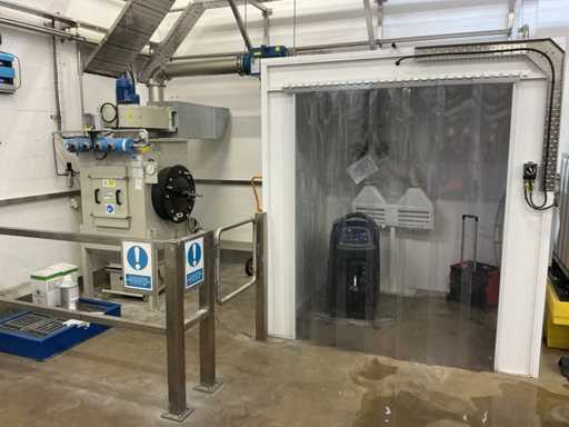 System filtrów ekstrakcyjnych proszkowych