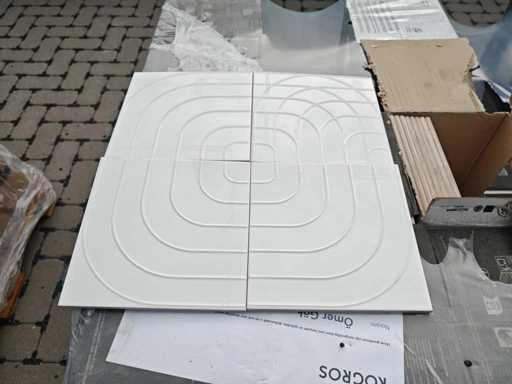 L'antic Colonial Metropolitan Deco Snow Wall Piastrelle 20x20 cm 43,8 m²