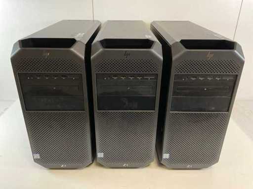 HP Z4 G4, Xeon(R) W-2123, pas de RAM, pas de disque dur, stations de travail NVIDIA Quadro P620 2 Go (3x)