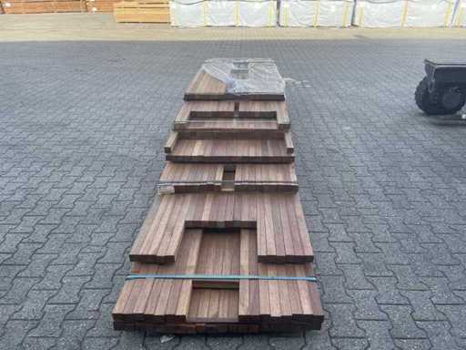 Guyana Teak Posts Planed 1850-3950x45x45mm (150x)