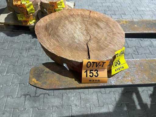 Tarcza z palisandru, grubość 60 mm, Ø 400 mm