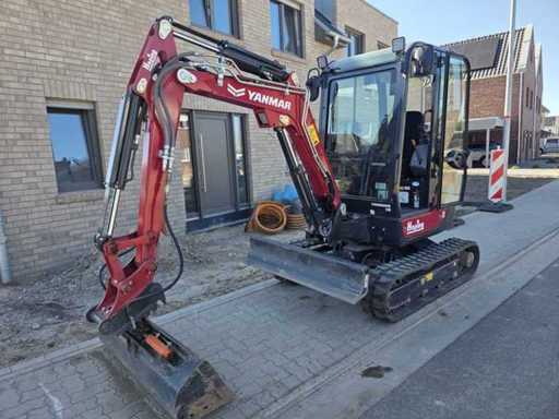 2024 YANMAR SV22 Advance SV22 Mini Excavator with Cab, Quick Coupler & Bucket
