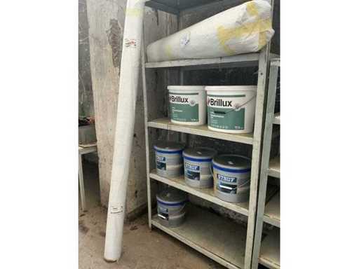 Adhesivo para telas Brillux + Adhesivo de linóleo Stauff + Tela