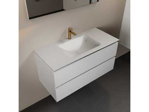 Dulapul de baie albe 100cm 