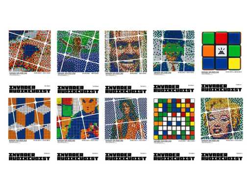 INVADER (1969), set van 10 posters