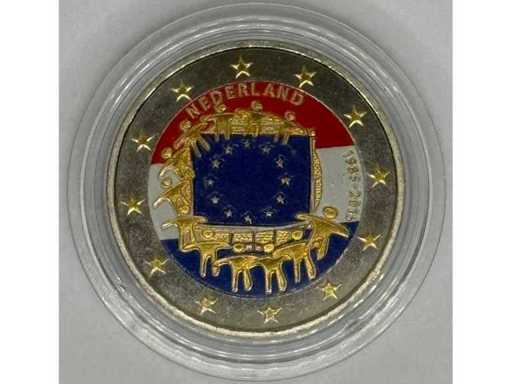 2 Euro "2000th Anniversary of Emona" Colorized Commemorative Coin – Slovenia – 2015 – Bimetal