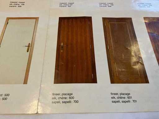 Pype 600 Porte intérieure en bois massif (26x)