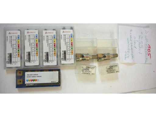 Ceratizit - Coupe-vis WSP (2x) + adapté 40x WSP inutilisés