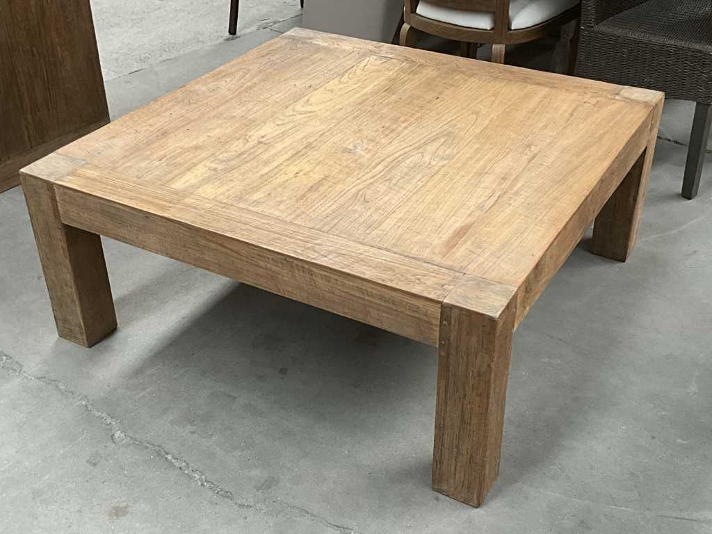 1x Coffee table teak wood
