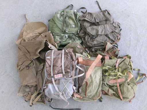 Mix pentru rucsac, par?ial defect (R16) (10x)