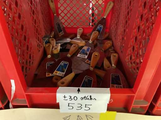 30 stainless steel putty knives