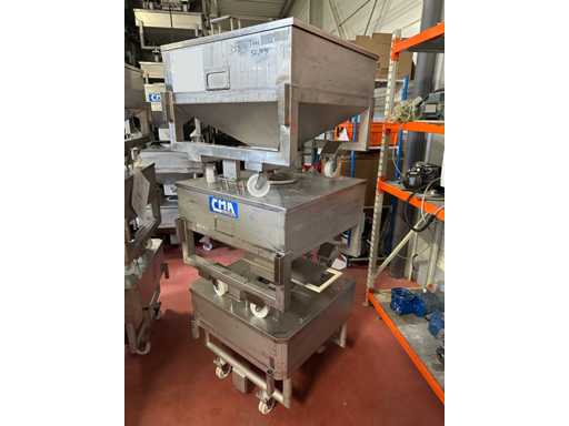 CMA - - Set mit 10 Edelstahlbehältern 200 Liter