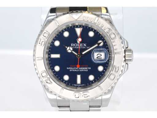Rolex Yacht-Master 116622 Uhr mit Platin-Zifferblatt