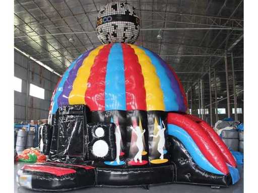 Disco bouncy castle + slide (excl. blower)