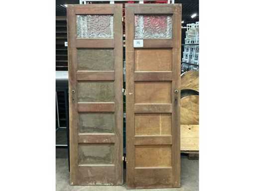 Antieke deur Decoratie (2x)