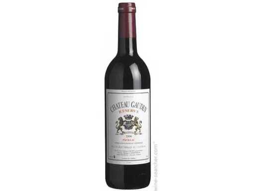 2013 - Pauillac Réserve - Château Gaudin - Bordeaux - Vini rossi (30 volte)