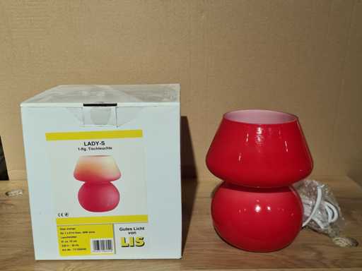 Lis Lady S Red 10x Nachtlamp
