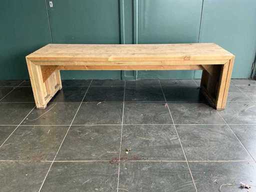 Wooden Garden Bench (2x)