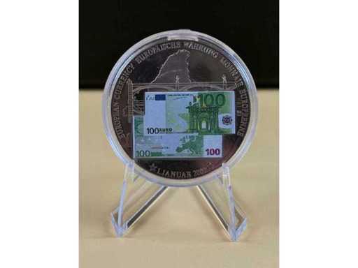 Europa / Euro Sammlermedaille 2002 – Europäische Währung in Schutzkapsel