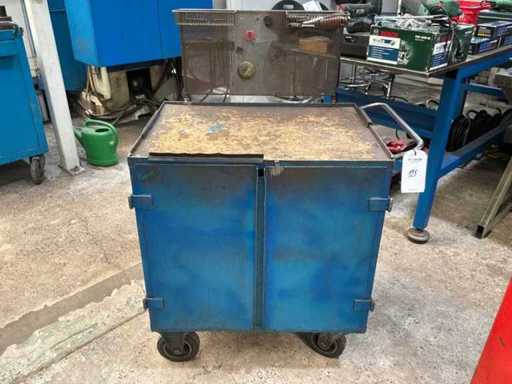 Tool trolley with content