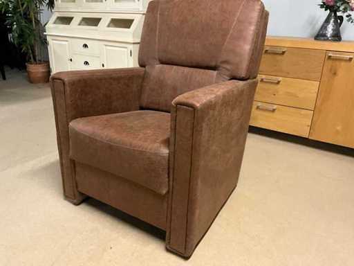Fauteuil en cuir Lubiana