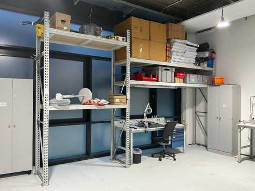 2018 HAHN+KOLB Multipal-S Heavy Duty Pallet Rack with Content