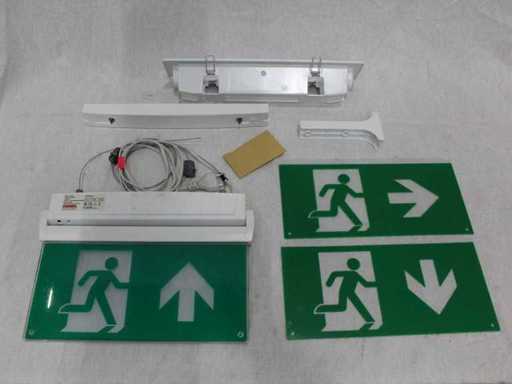 5-in-1 Exit Sign (E/5IN1/LI), Channel Smarter Safety (8x)