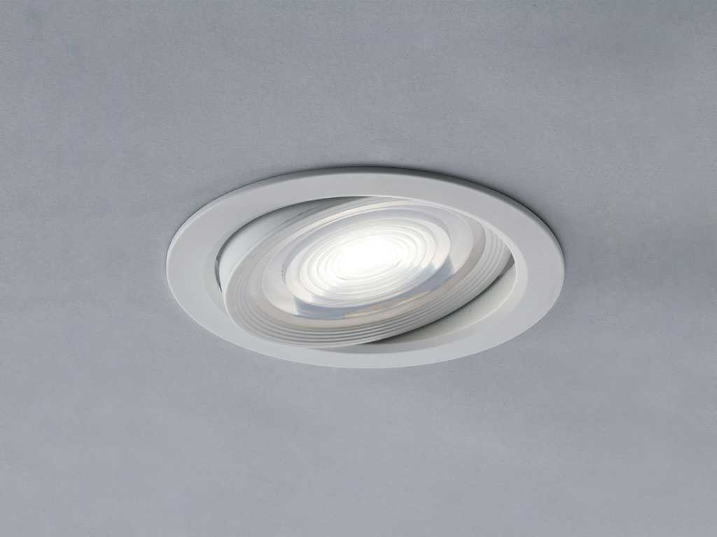50 x Mizar R15 LED recessed spotlights white