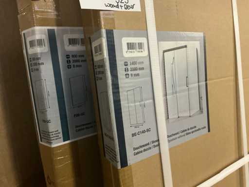 Cabine de douche Revital BE-C140-SC 140x80cm