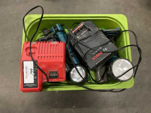Makita Chargers und Lampen
