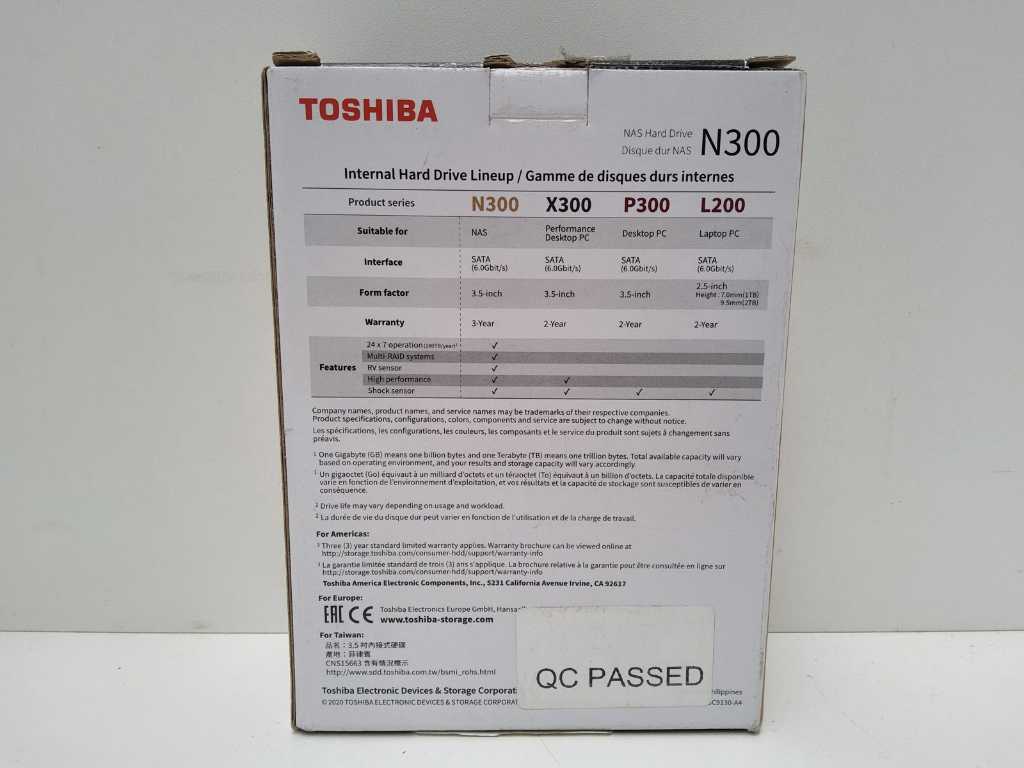 Toshiba Disque Dur - 14 to - Interne - 3.5 - SATA 6Gb/s - NL