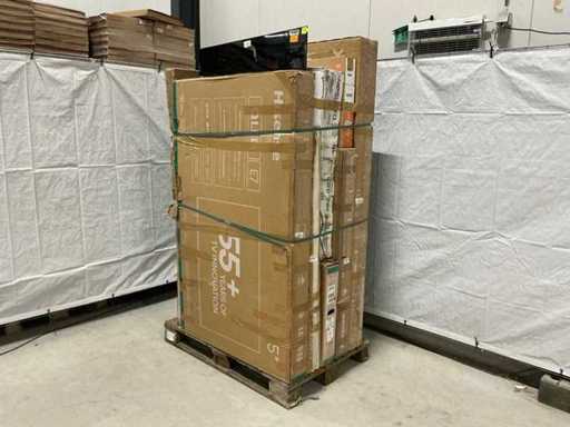 Téléviseurs à palette Retour de marchandises - 11 articles