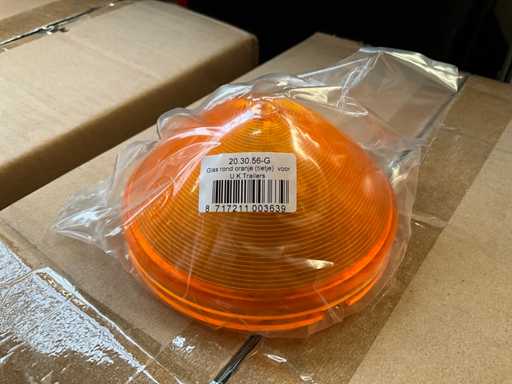 Rubbolite 38 - Orange round pointed - Car lighting (100x)