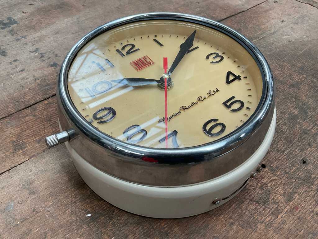 Marine Radio Co. Ltd. Vintage navy clock