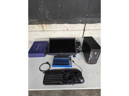 Chamsys mini wing + PC + Touch