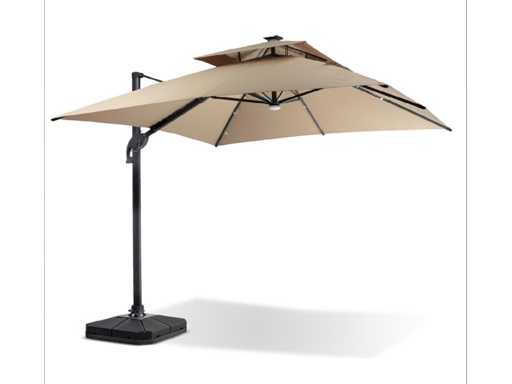 Maxxgarden 21236 Naples-Luxury Cantilever Parasol (3x)