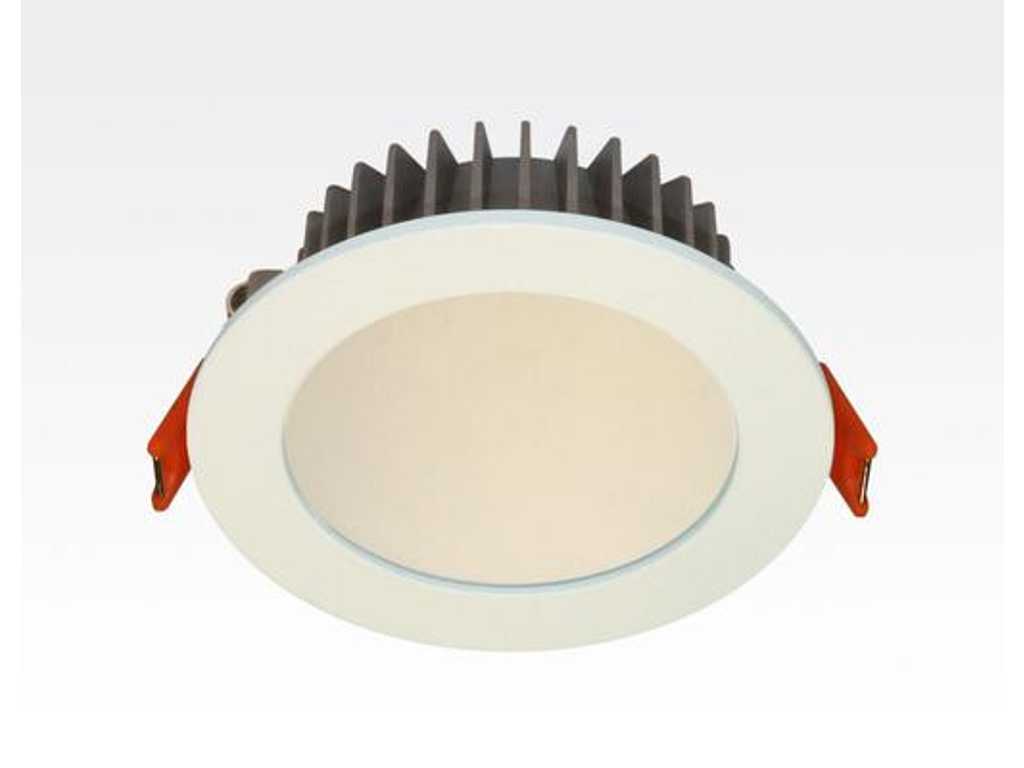 Pakket van 48 - 12W LED Inbouwspot Wit Rond Dimbaar Neutraal Wit/4000-4500K 840lm 230VAC IP40 120 Graden Verlichting Wandlamp Plafondlamp Binnenverlichting Inbouwlicht Kantoor Licht Pad Verlichting Gangpad Verlichting