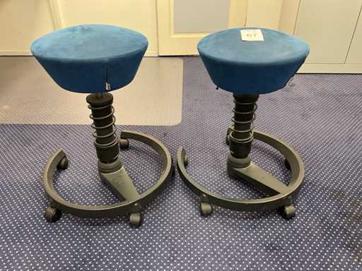 Swopper Aeris verrijdbare kruk (2x)