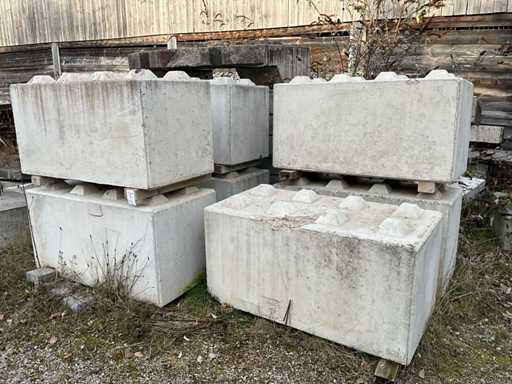 Bloc de béton/lego en béton (7x)