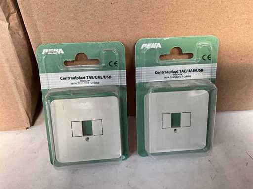 Cremă standard încorporată Peha Central Plate TAE/UAE/USB (175x)