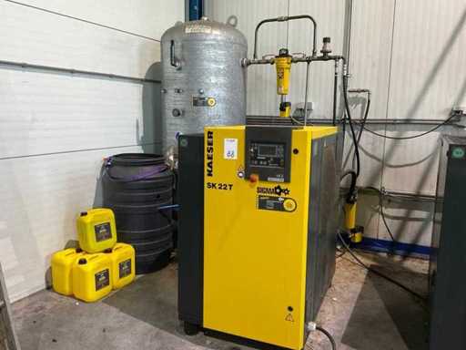 Sprężarka śrubowa Kaeser SK22T z 2014 roku