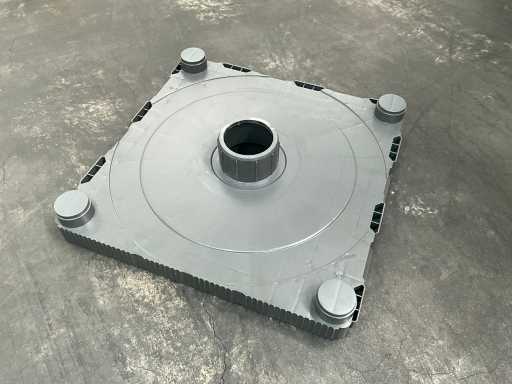 Environ 84x PAROI D’EXTRÉMITÉ EN PVC