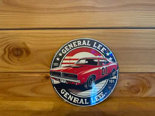 Metall-Werbeschild rund 20 cm