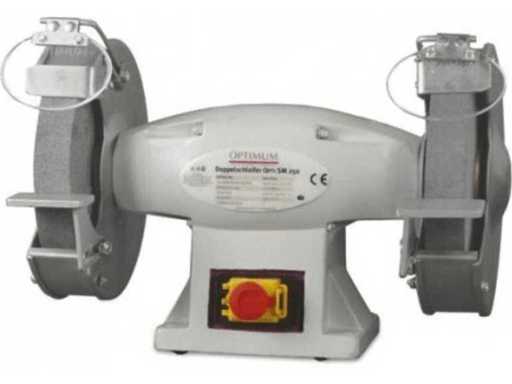 OPTIMUM Opti SM 200 Dubbelsteens slijpmachine