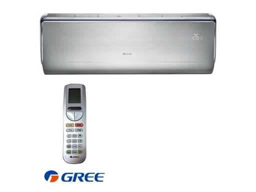 Gree - GWH12UB-K6DNA4A/I (WIFI) U-CROWN SILVER 3,5kw - Airconditioning binnenunit