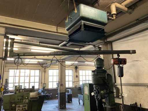 Abus 500 Kg. Grue à bras pivotant (montée sur colonne)