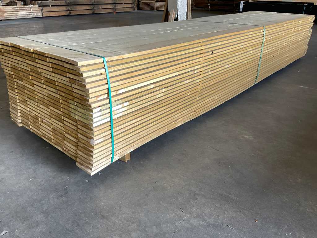 Spruce planks planed impregnated (168x)