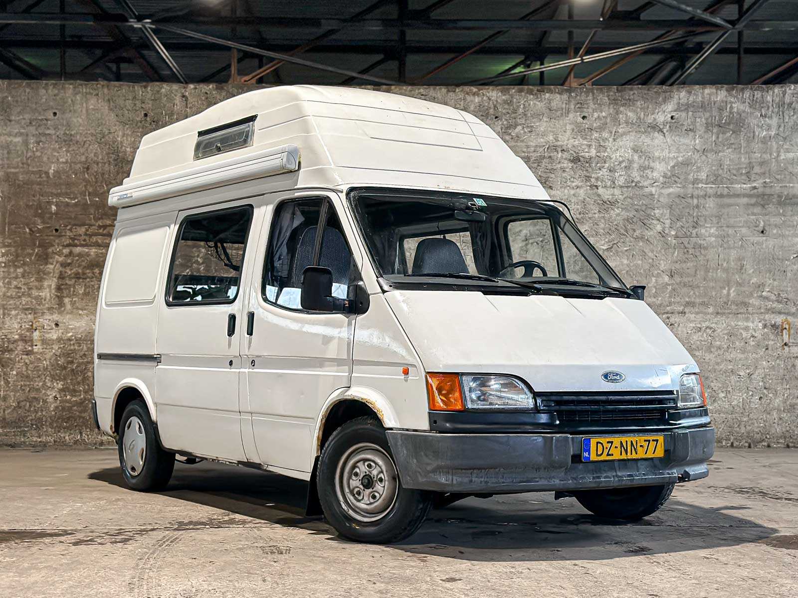 Ford Transit 100D KAMPEERAUTO 69pk 1992 Camper (Origineel-NL), DZ-NN-77