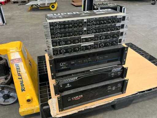 Amplificateurs variés (3x) + processeurs variés (4x)